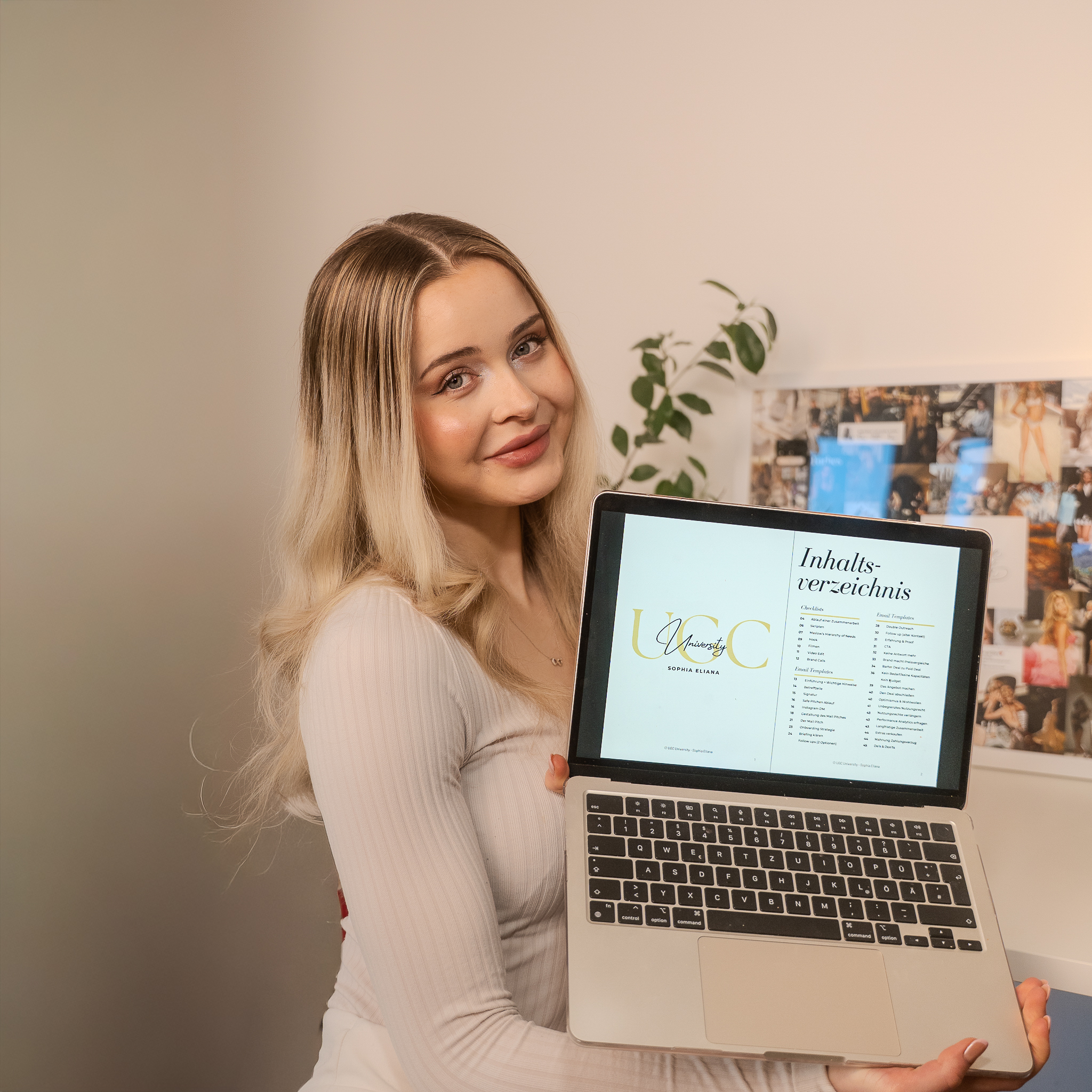 Sophia mit UGC Vorlagen Pack